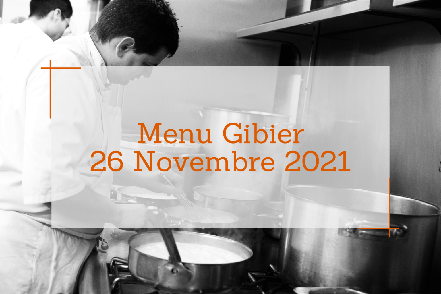 Le Menu Gibier du 26 Novembre 2021 – Skab