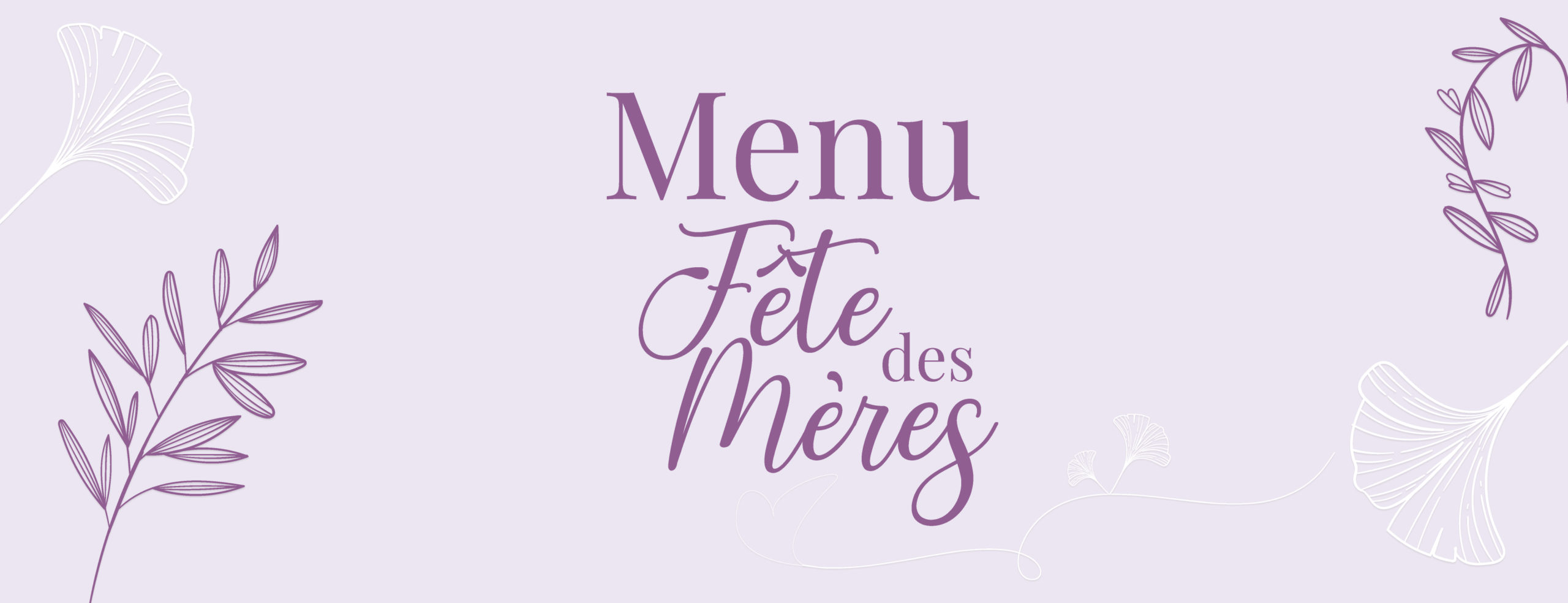 Menu fête des mères