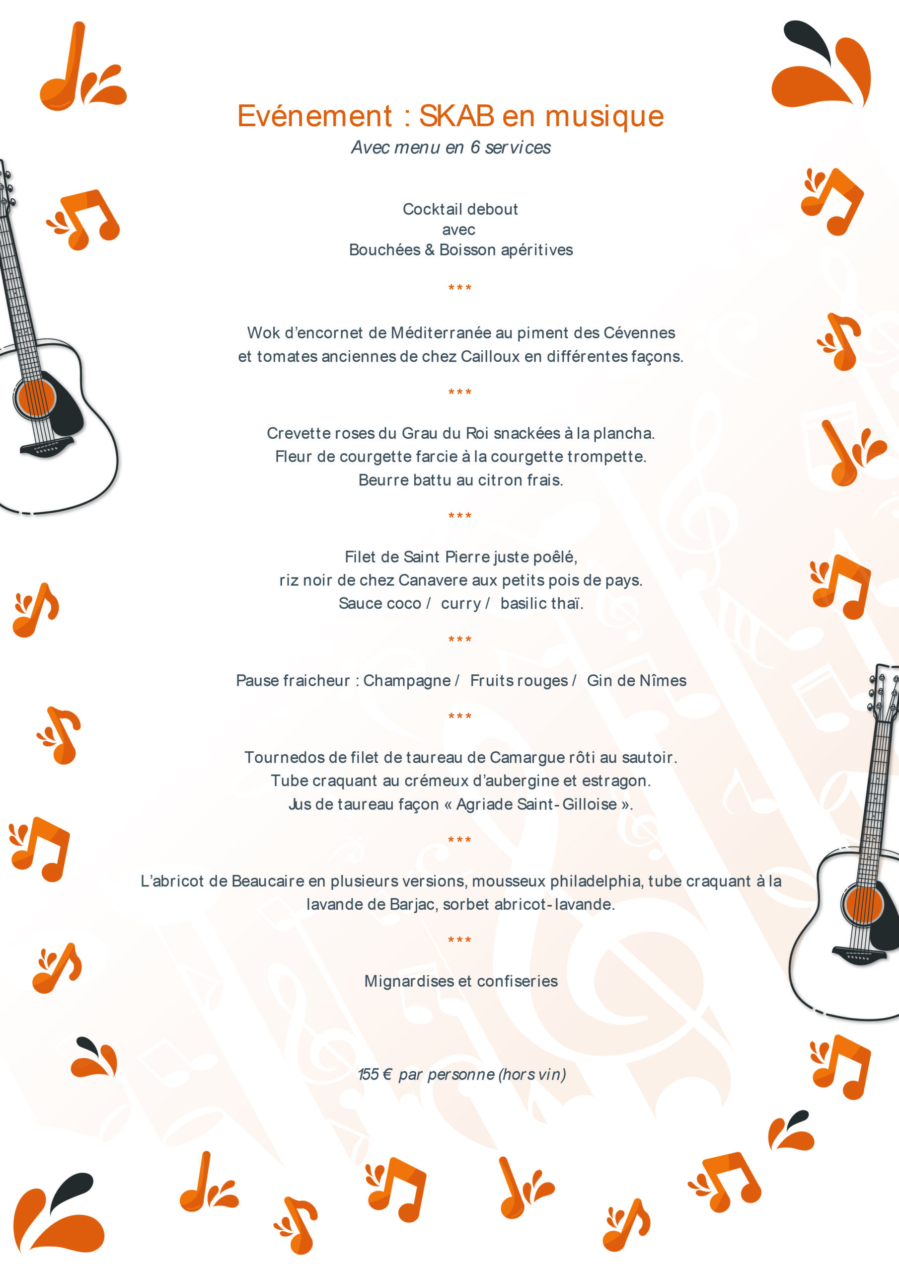 Le restaurant Skab vous propose un menu spécial pour la Fête de la musique