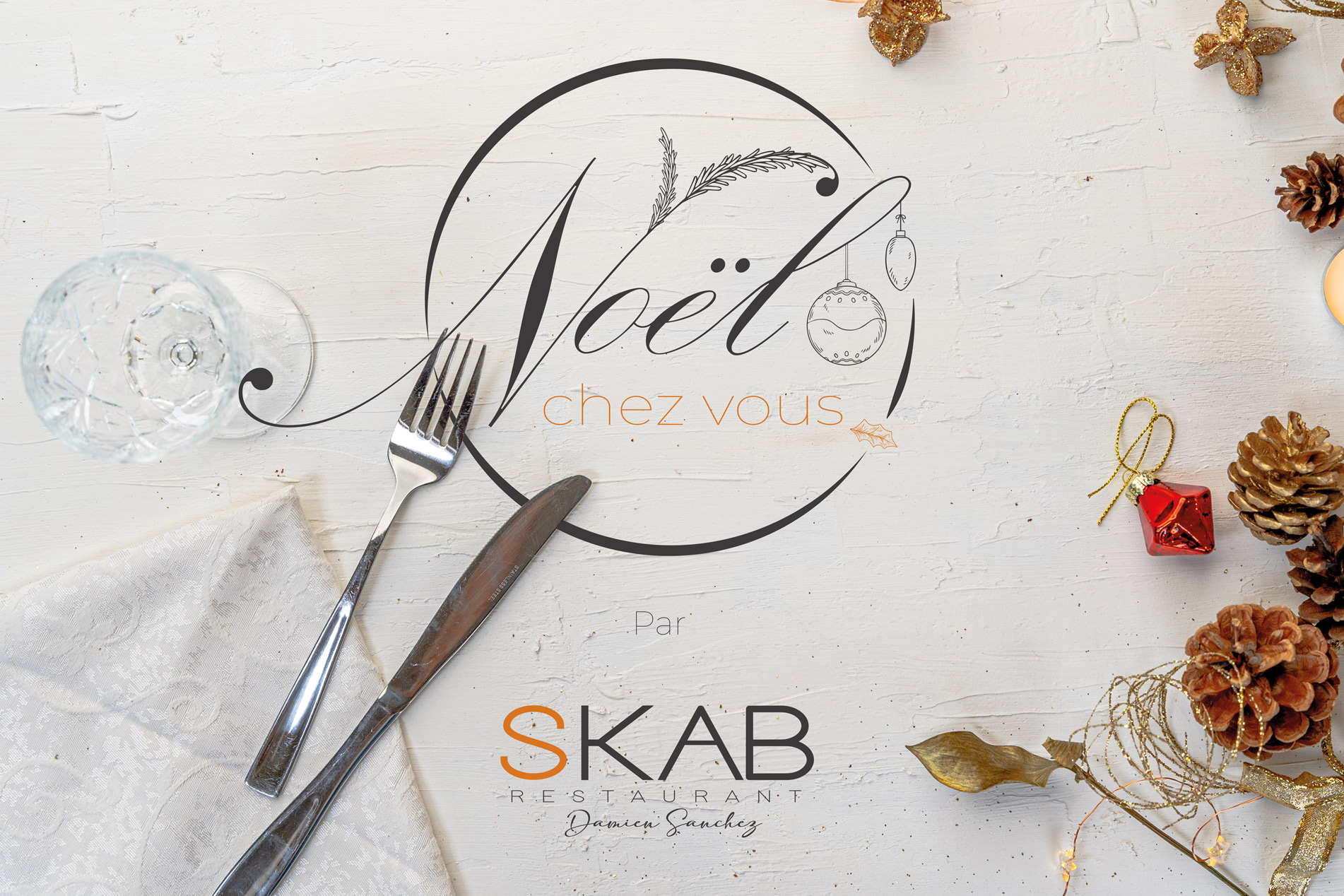 Noël chez vous par le restaurant Skab à Nîmes