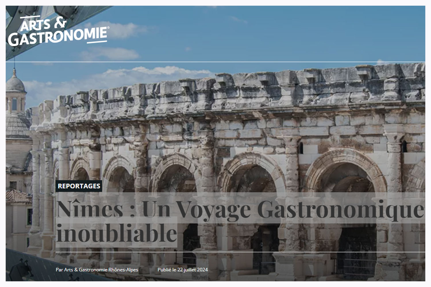 NÎMES : UN VOYAGE GASTRONOMIQUE INOUBLIABLE