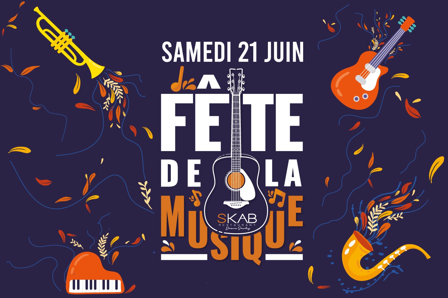 Le Maestrio au restaurant Skab pour une soirée exceptionnelle pour la fête de la musique
