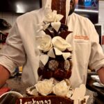 pièce montée réalisée par notre chef pâtissier pur un mariage célébré au Skab