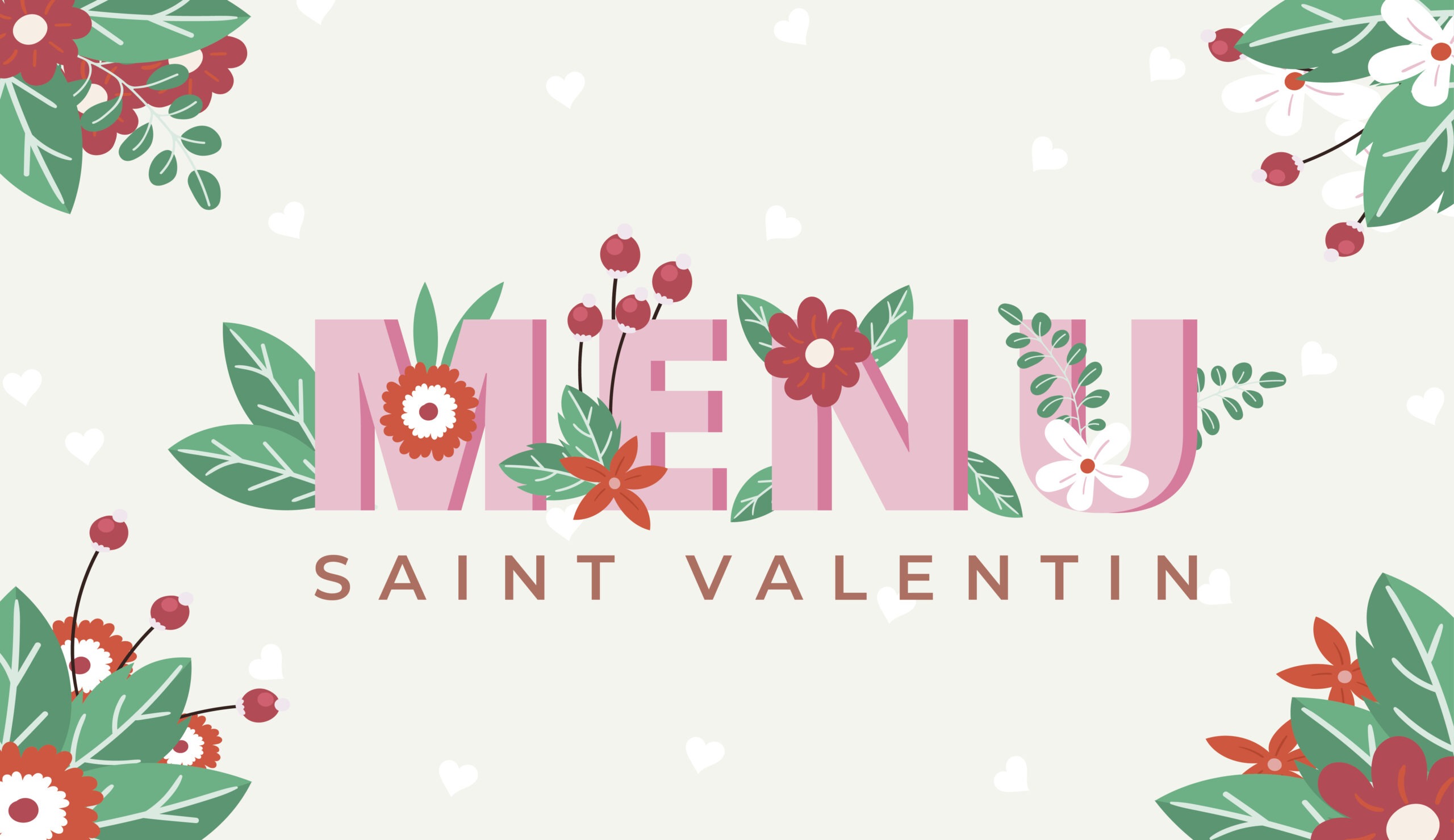 Menu St Valentin 2026 au Skab